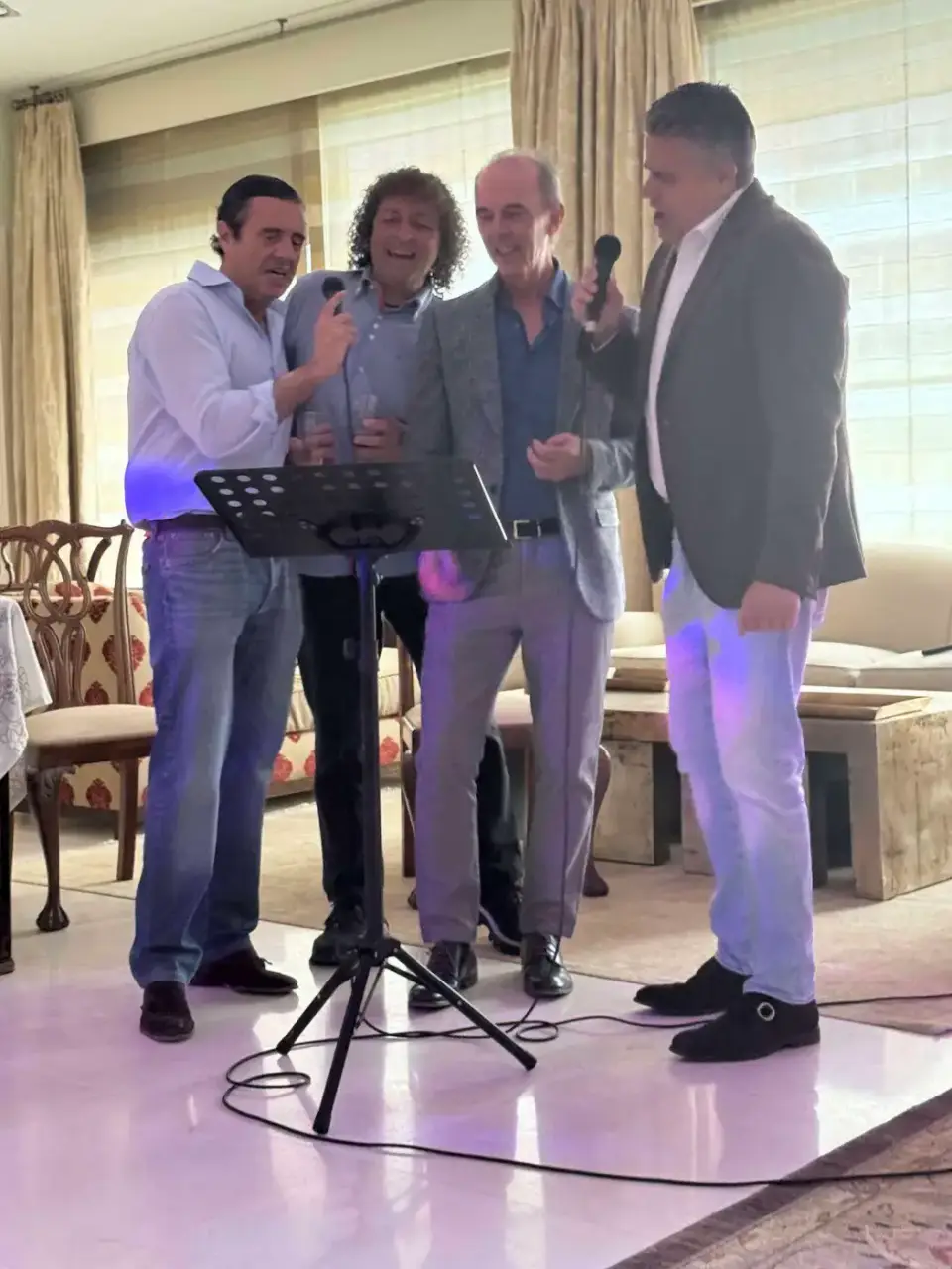 Música en vivo durante la cata