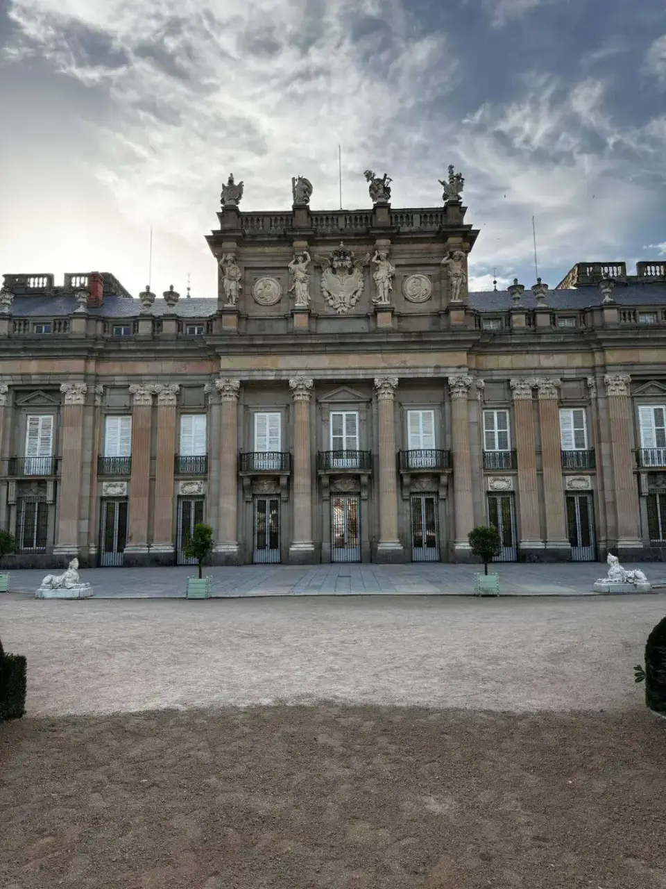 Fachada del Palacio Real de La Granja