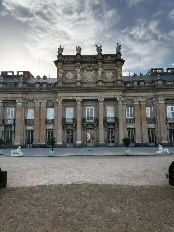 Fachada del Palacio Real de La Granja