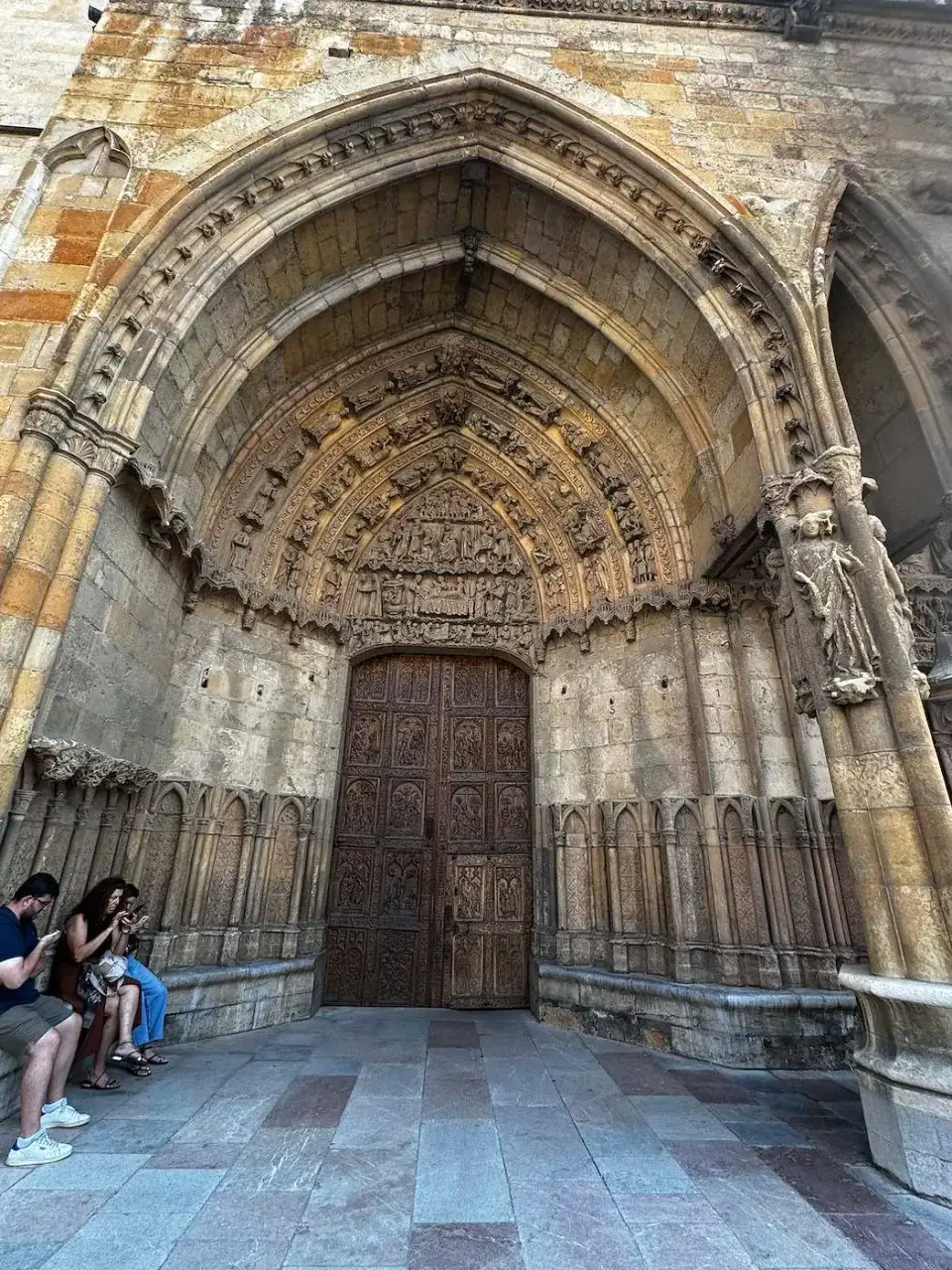 Portada gótica de la Catedral de León