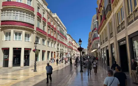Calle Larios en Málaga