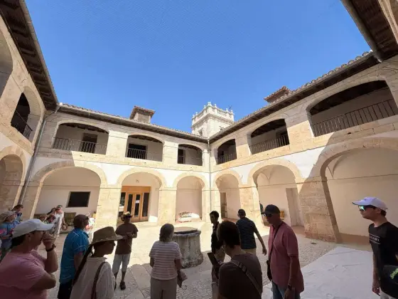 Patio del palacio de Nuevo Baztán