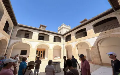 Patio del palacio de Nuevo Baztán
